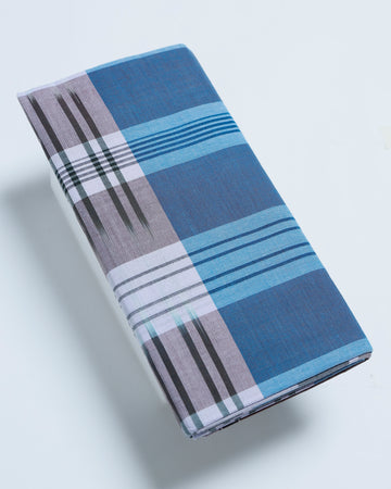 JKT Brand Multi Striped 2.10 m Stitched Lungi