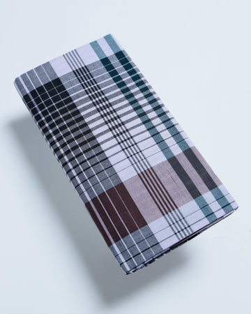 JKT Brand Multi Striped 2.10 m Stitched Lungi