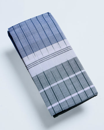 Sangu Brand Multi Striped 2.10 m Stitched Lungi