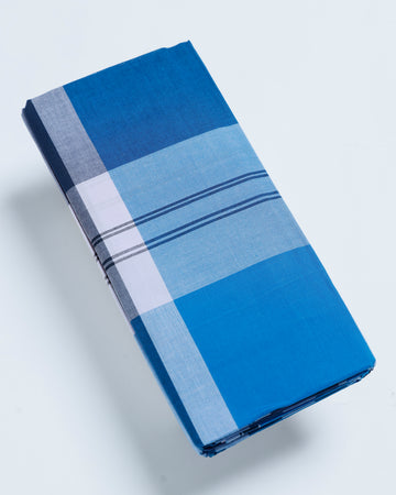 Nandu Brand Multi Striped 2.20 m Stitched Lungi