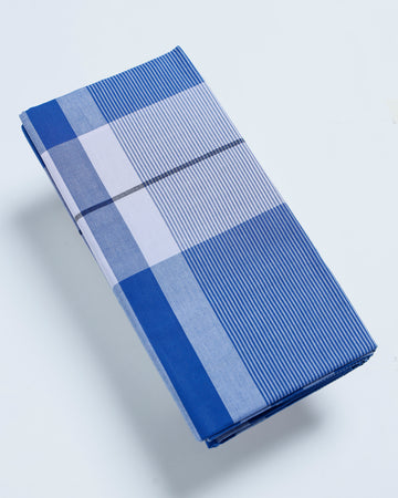 Nandu Brand Multi Striped 2.20 m Stitched Lungi