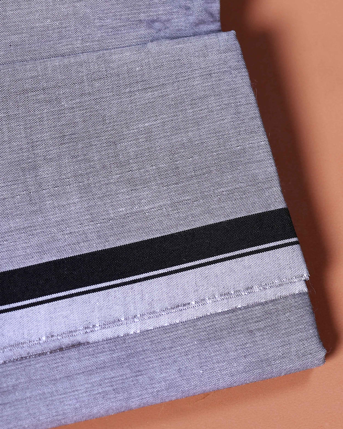 Kibs Brand Men's Premium Cotton Striped Lungi Stitched -  Grey