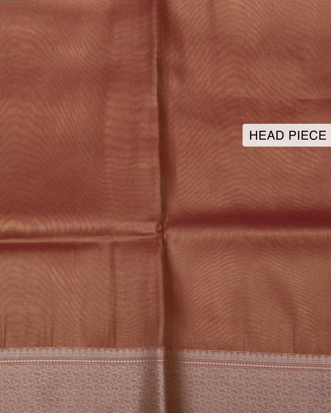 Ethnic Solid Design Tissue Saree -Pink
