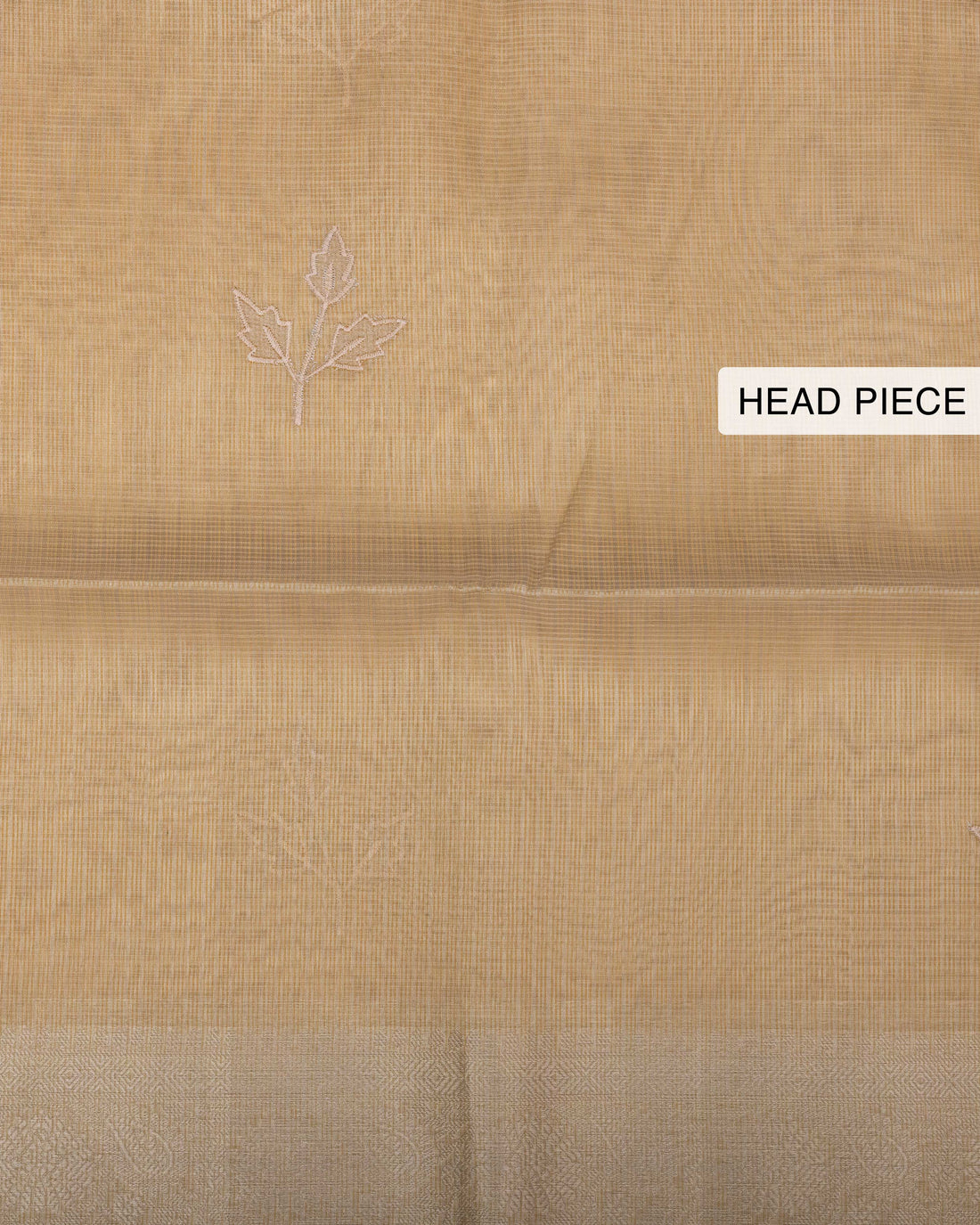 Ethnic Printed Design Tissue Saree - Sandal