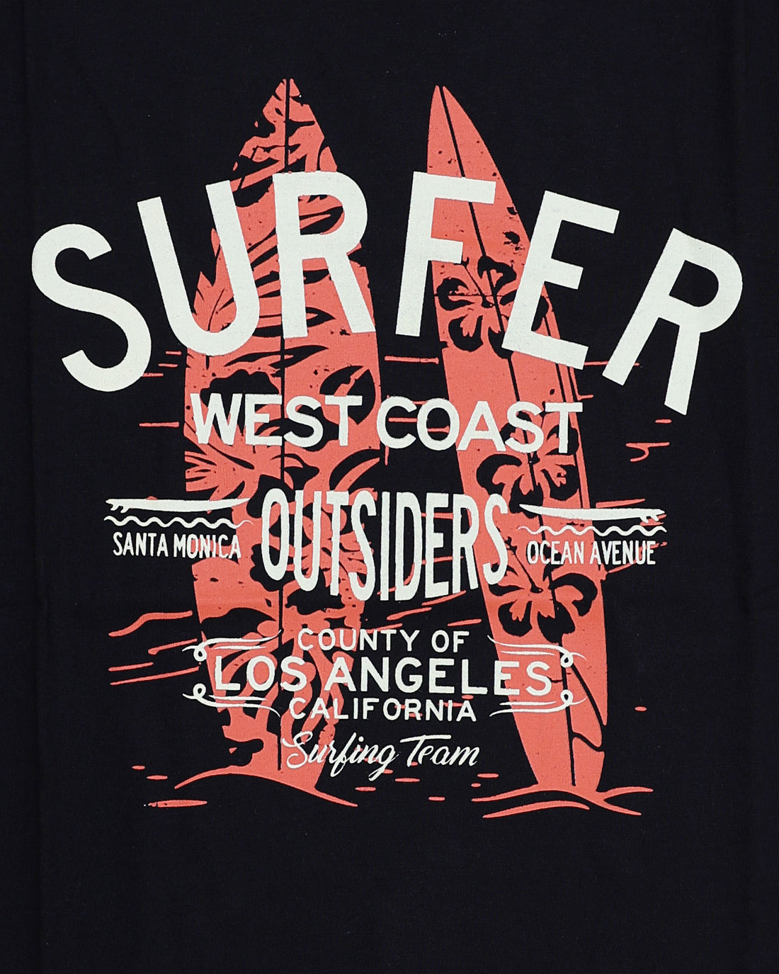 Boys Casual Stylish Printed T- Shirt - Black