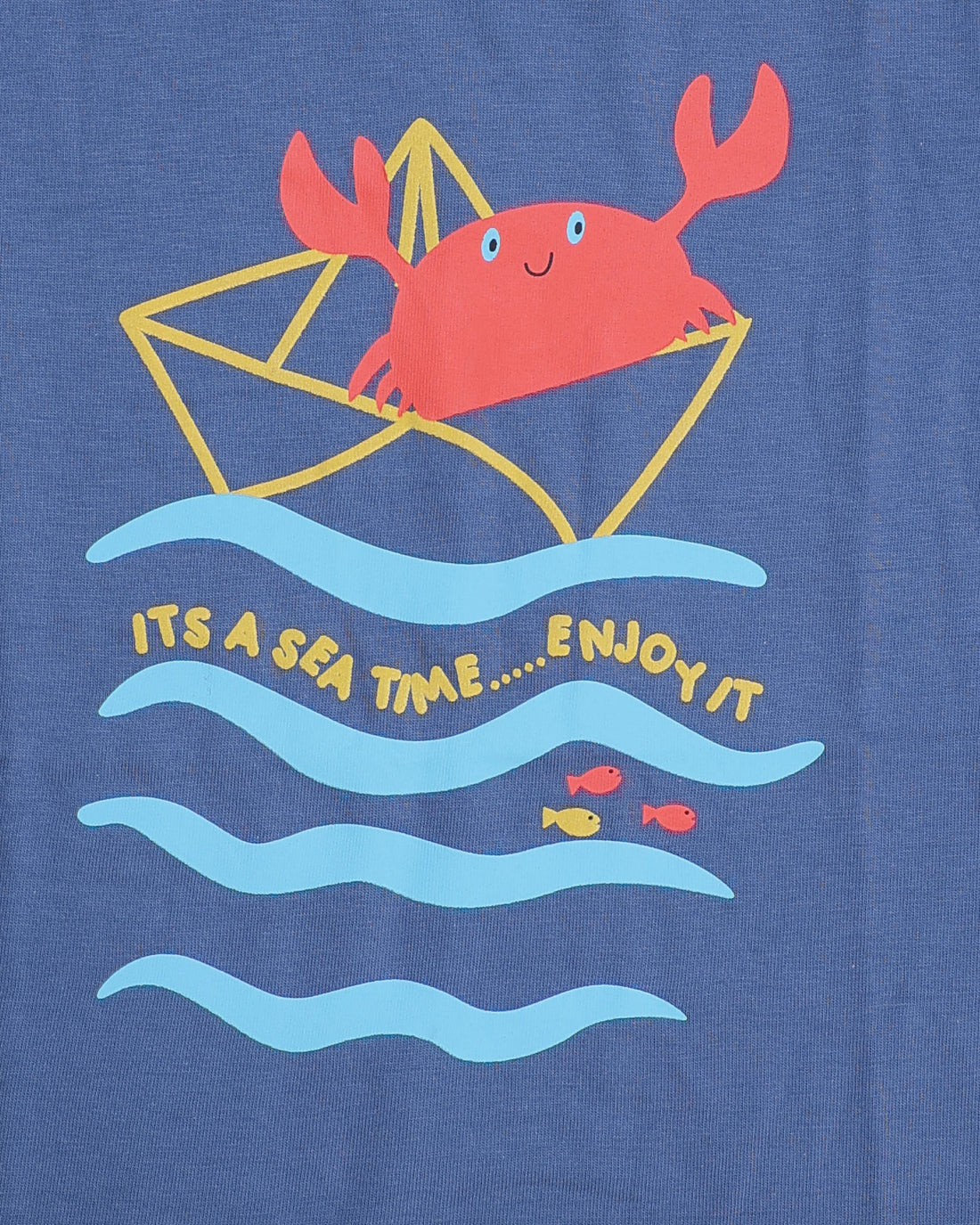 Boys Casual Stylish Printed T- Shirt - Blue