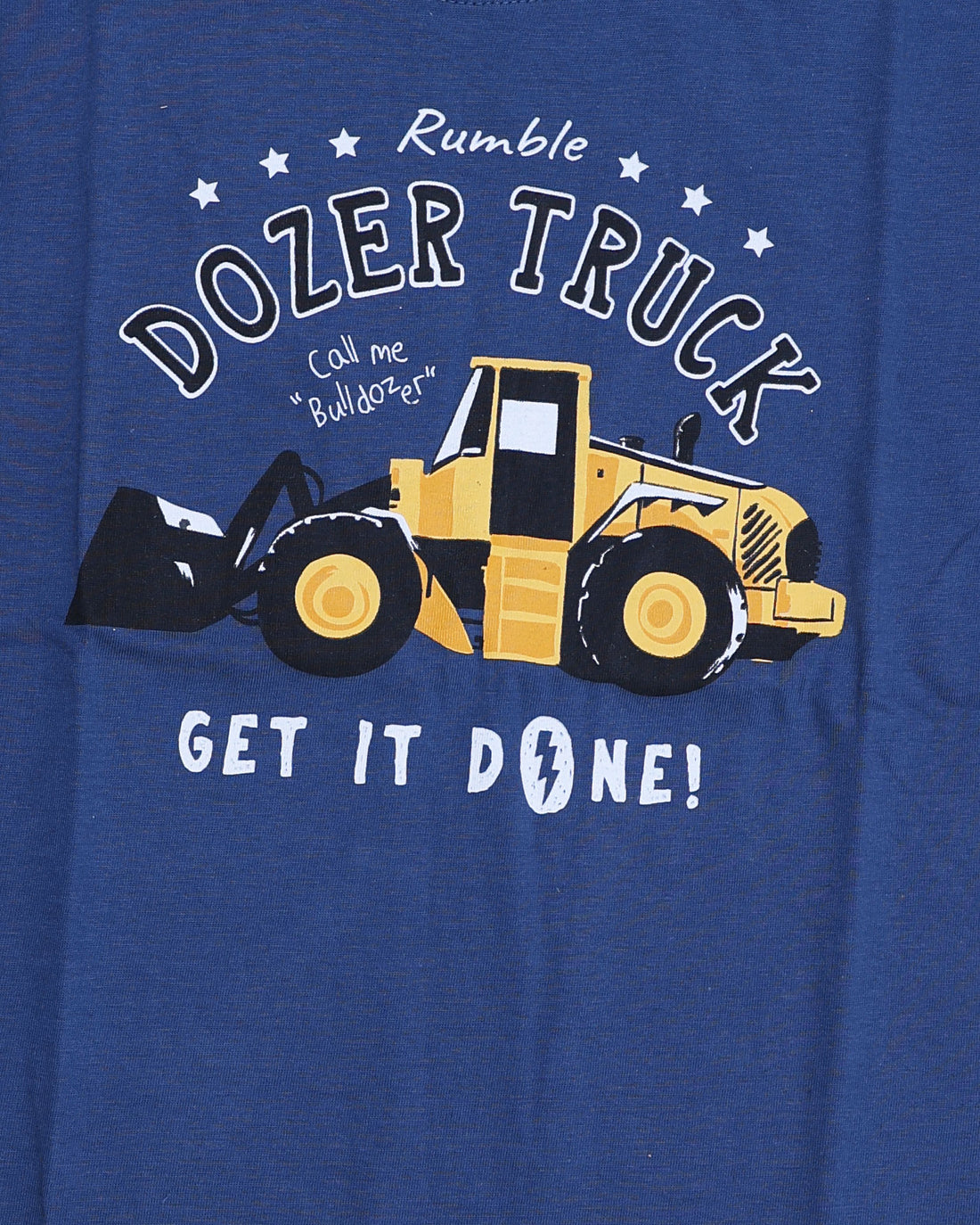 Boys Casual Stylish Printed T- Shirt - Dark Blue