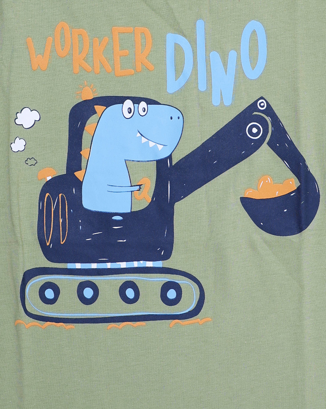 Boys Casual Stylish Printed T- Shirt - Green