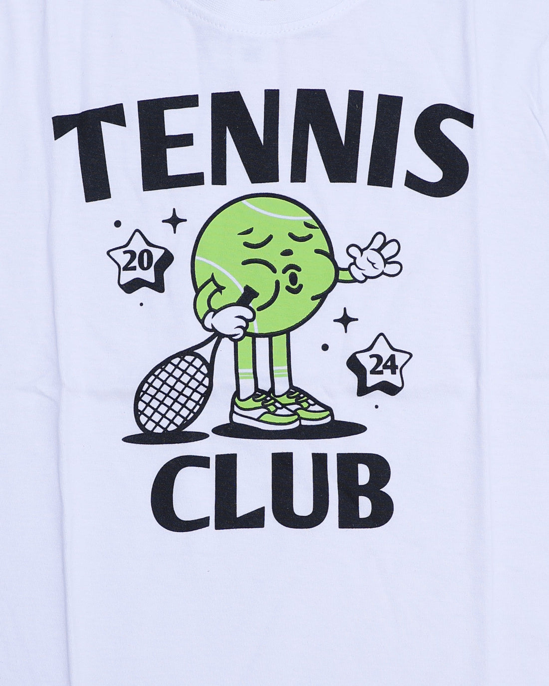 Boys Casual Stylish Printed T- Shirt - White-Front