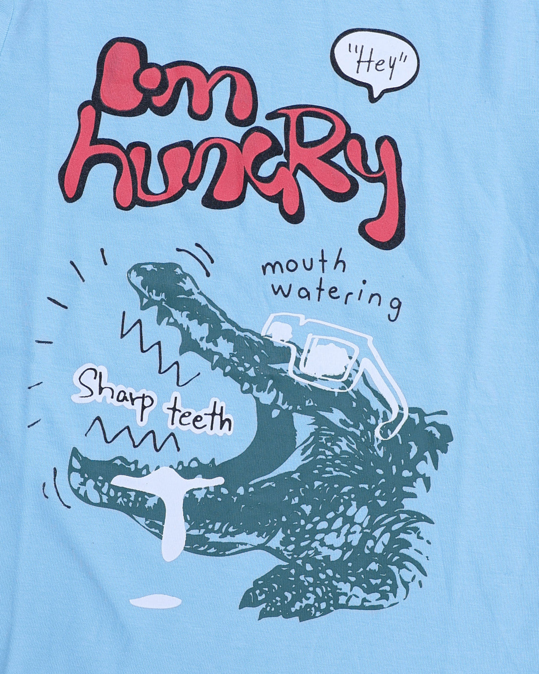 Boys Festive Stylish Printed T- Shirt - Blue