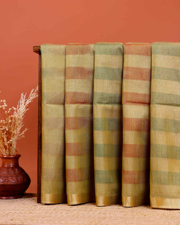 Graceful Semi Silk Saree with Subtle Sheen and Rich Pallu Detail - Green