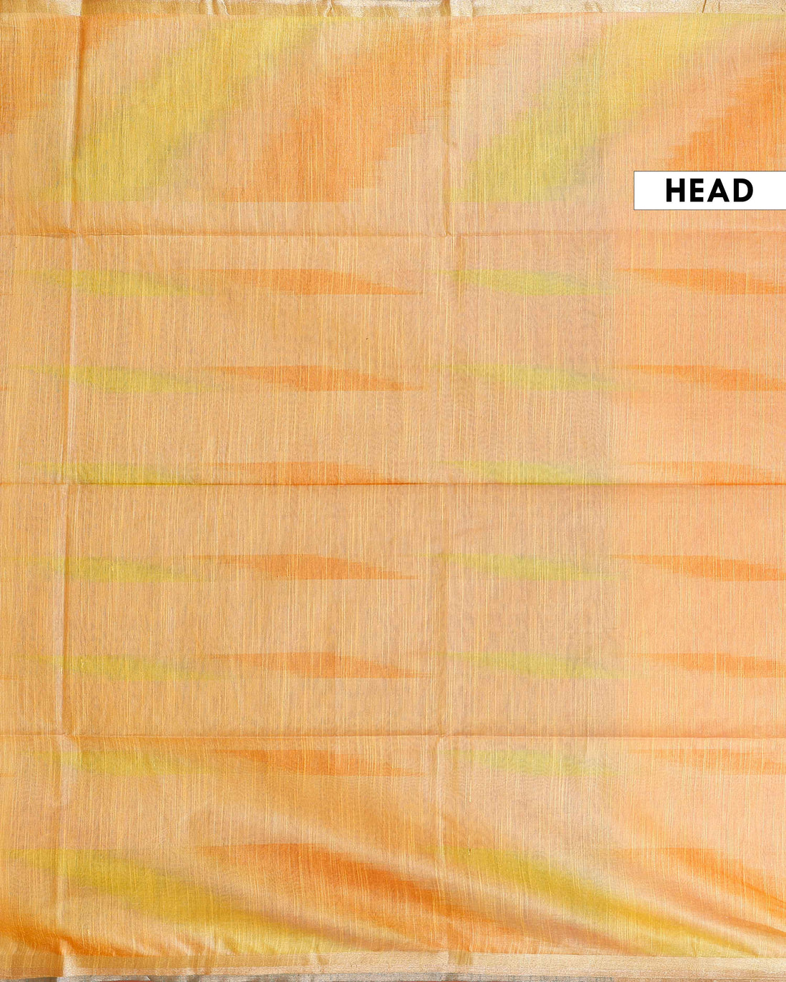 Elegant Semi Silk Saree with Subtle Zari Weave & Striped Pallu - Yellow