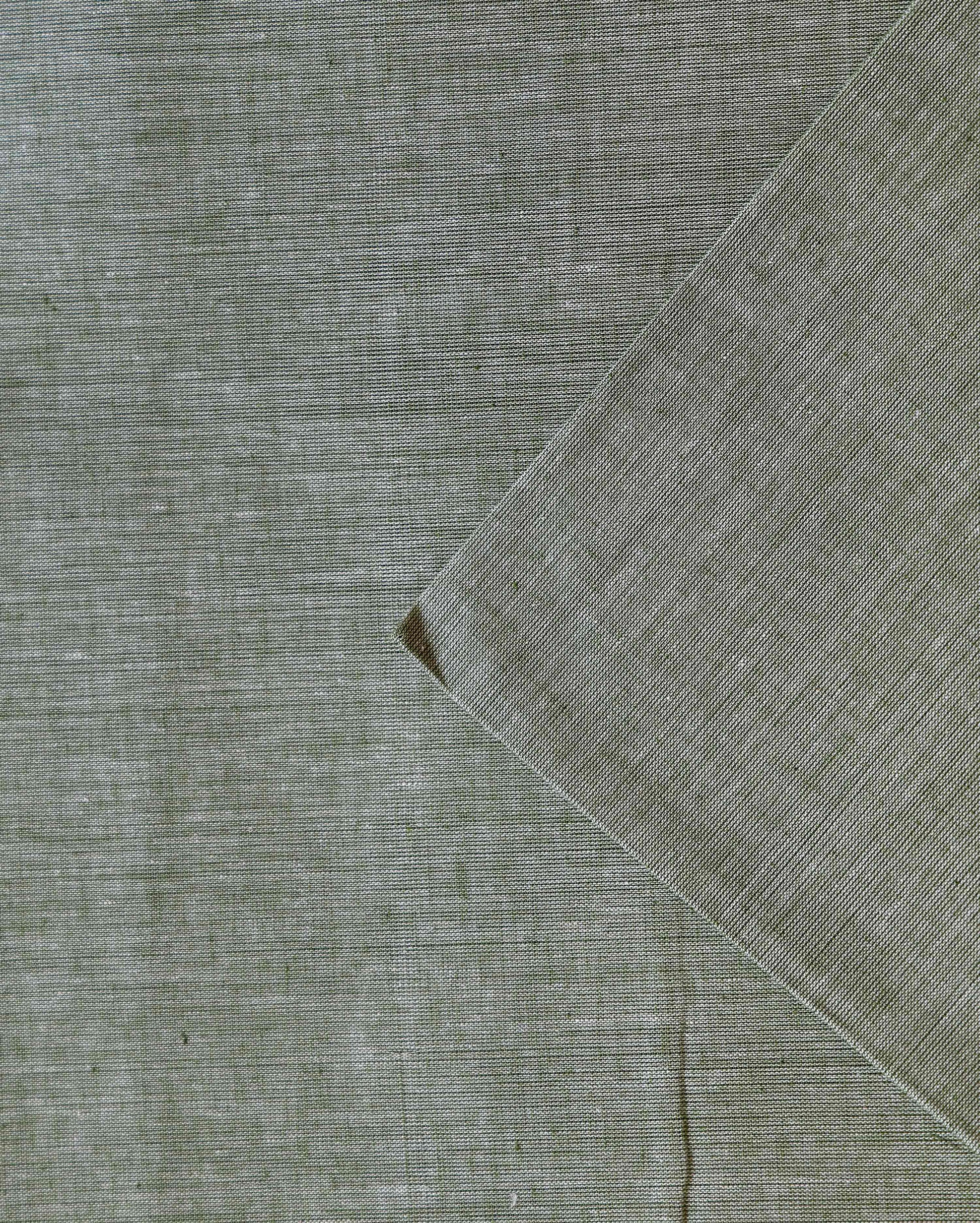 Women's Handloom Cotton Unstitched Salwar Suit Material with Woven Border and Dupatta - Green