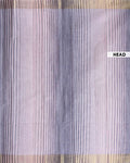 Elegant Handloom Kovai Cotton Saree with Woven Stripes and Zari Border - Grey