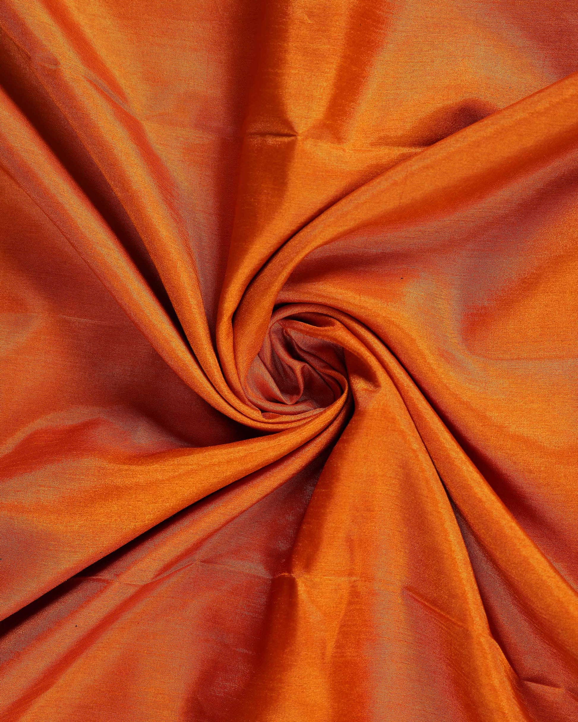 Elegant Kantha Work Saree with Intricate Handcrafted Border and Traditional Motif Detailing - Orange