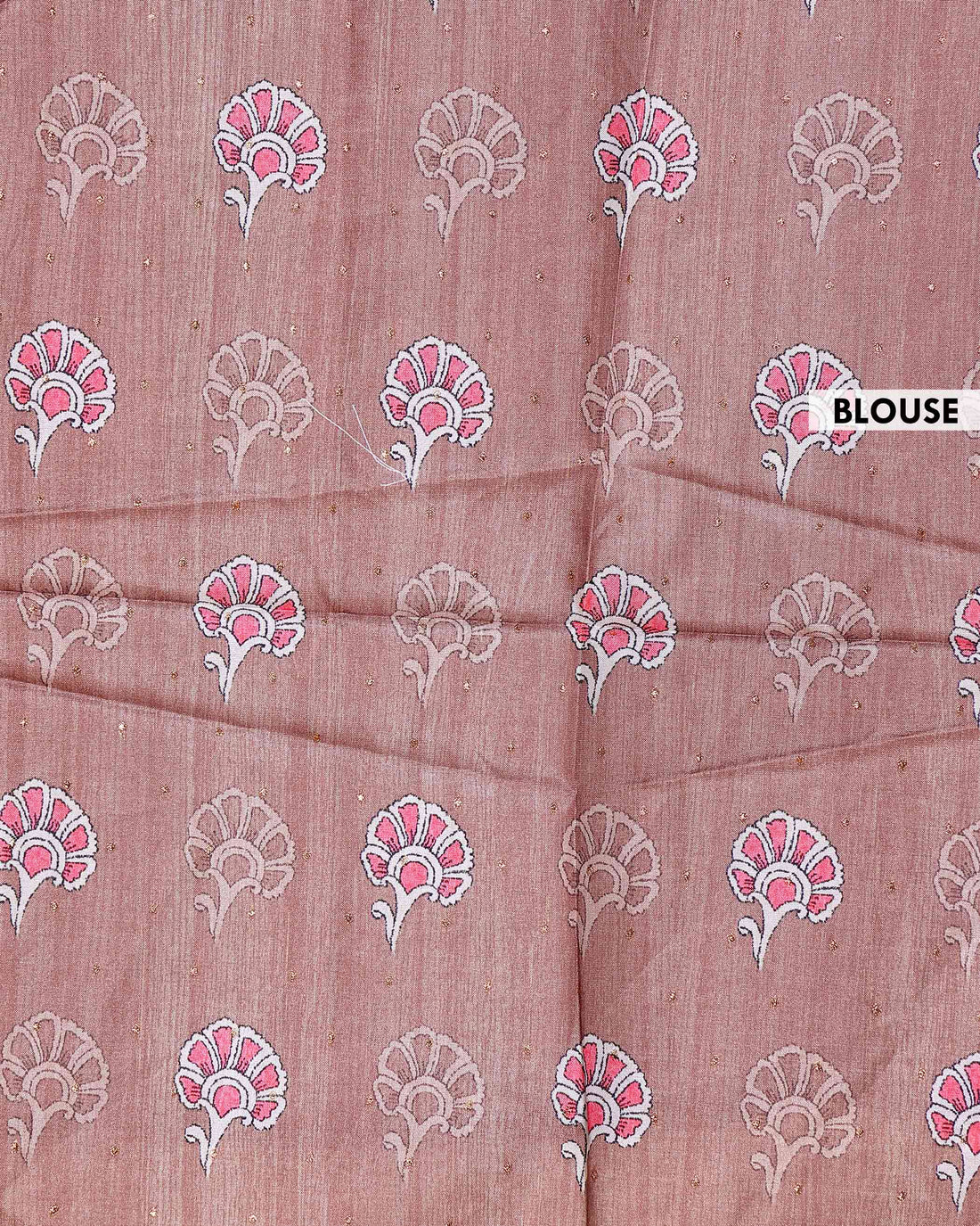 Elegant Semi Tussar Silk Saree with Hand-Painted Elephant and Floral Motifs - Brown