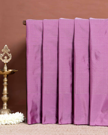 Elegant Soft Silk Saree with Delicate Zari Texture and Graceful Finish - Purple