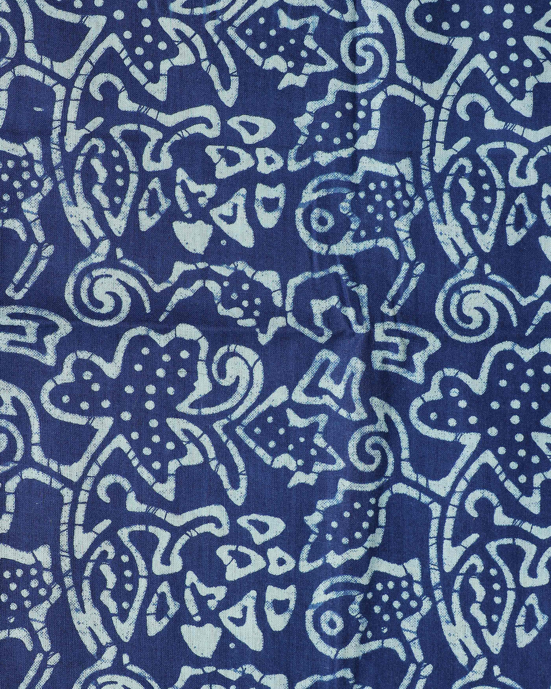 Handloom Khadi Cotton Saree with Contrast Printed Blouse and Tassel Accents - Teal