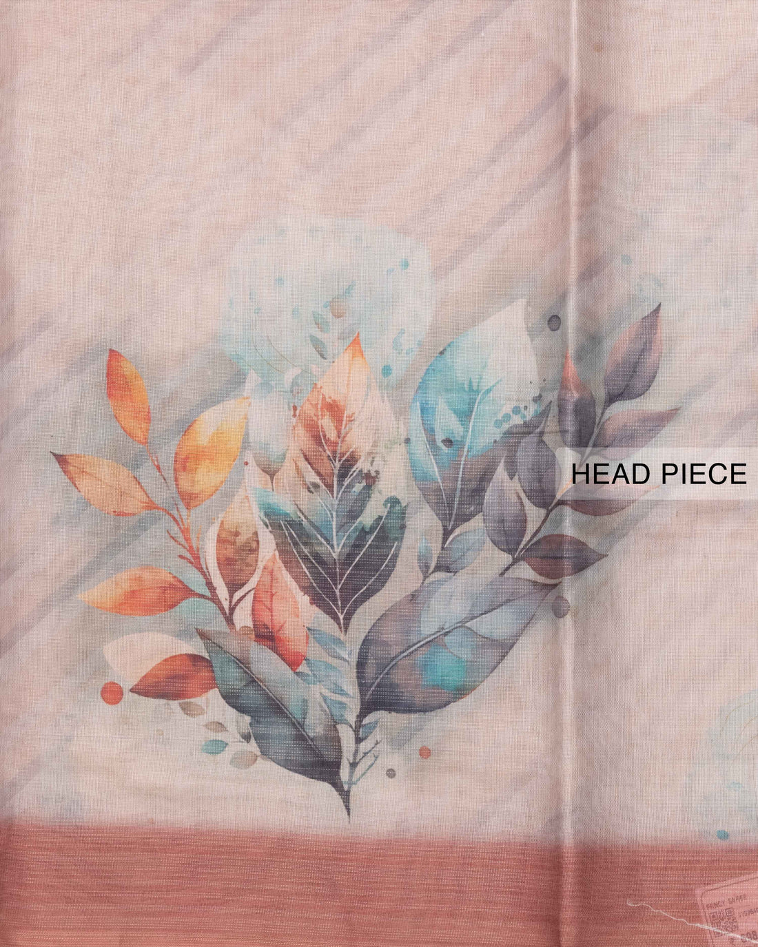 Ethnic Floral Printed Tissue Saree - Multi