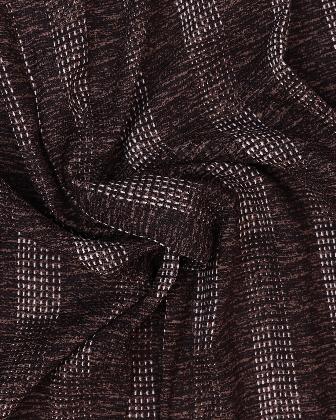 Maternity Wear - Brown Textured Speckle Print Women's Feeding Top