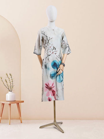 Designer Multi Color Printed Women's Kurti