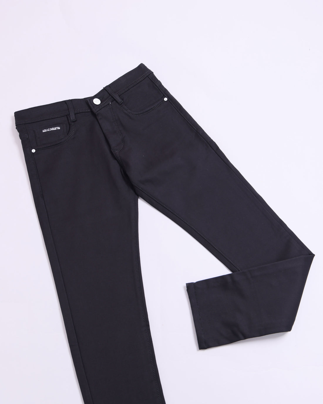 Men's Slim Fit Stretch Denim Jeans - Black