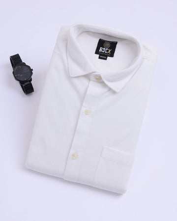 White colour casual shirt