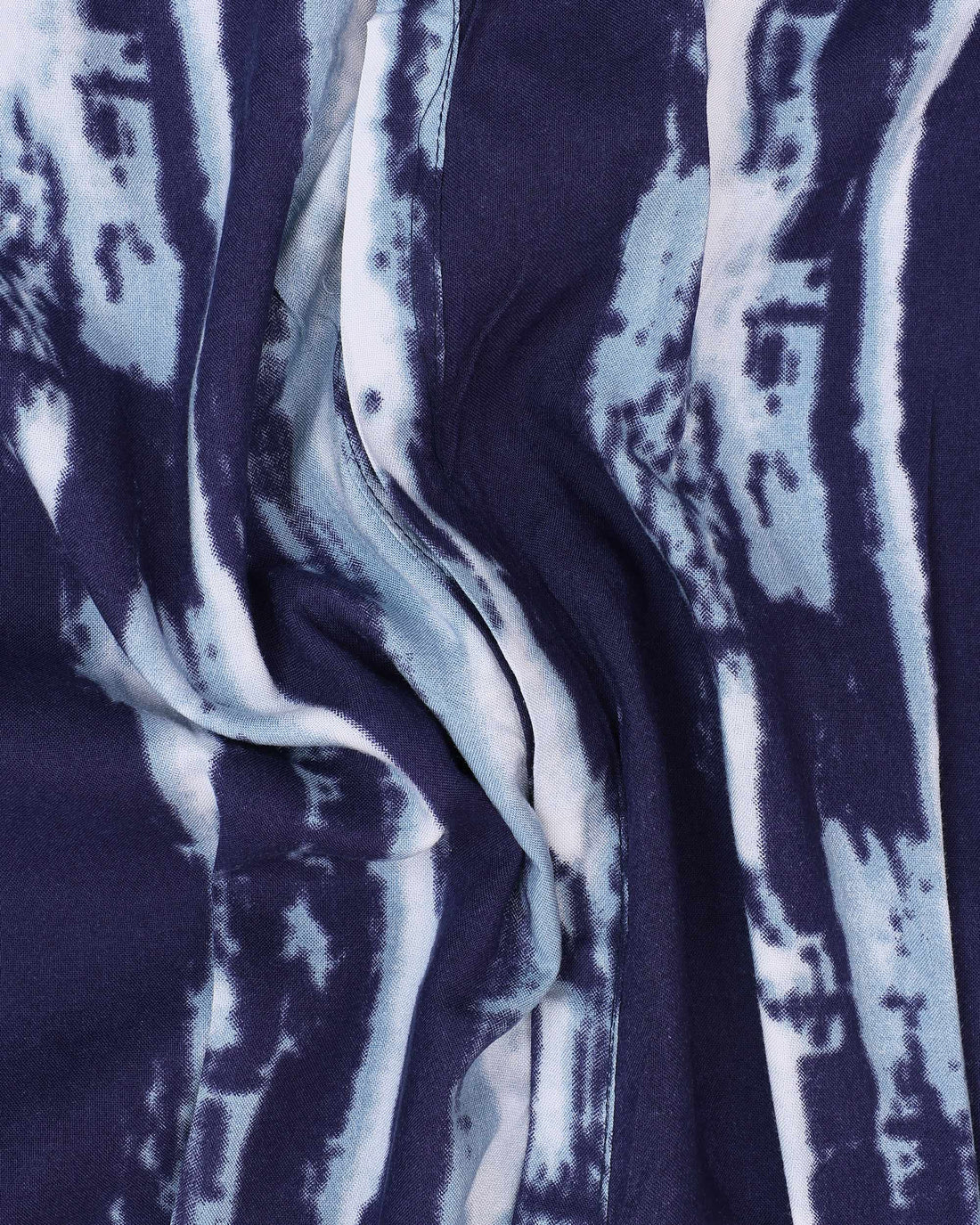 Maternity Wear - Elegant Blue Abstract Stripe Button-Down Women's  Feeding Top