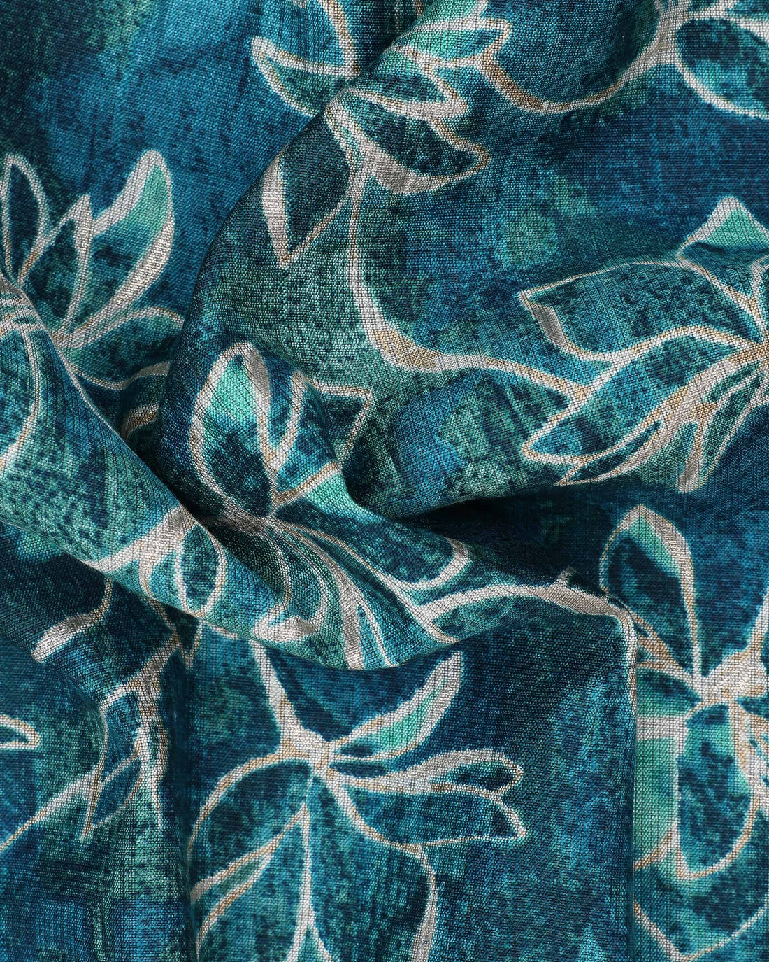 Maternity Wear - Elegant Teal Floral Print Button-Down Women's Feeding Top