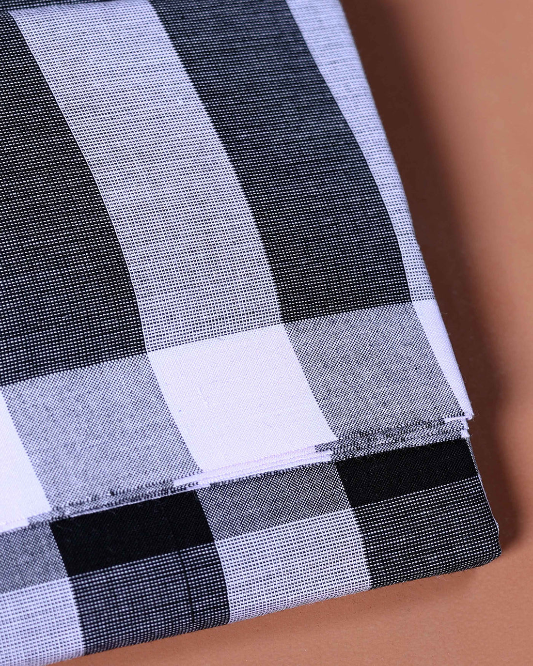 Kibs Brand Men's Premium Cotton Checked Lungi Stitched - Dark Grey