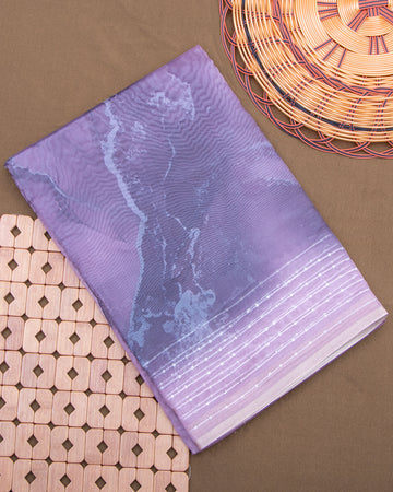 Ethereal Ombre Draped Elegant Lightweight Organza Weave - Lavender