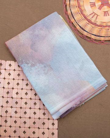 Ethereal Ombre Draped Elegant Lightweight Organza Weave - Multi