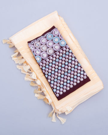 Elegant Fancy Saree with Supernet Embroidered Blouse - Sandal