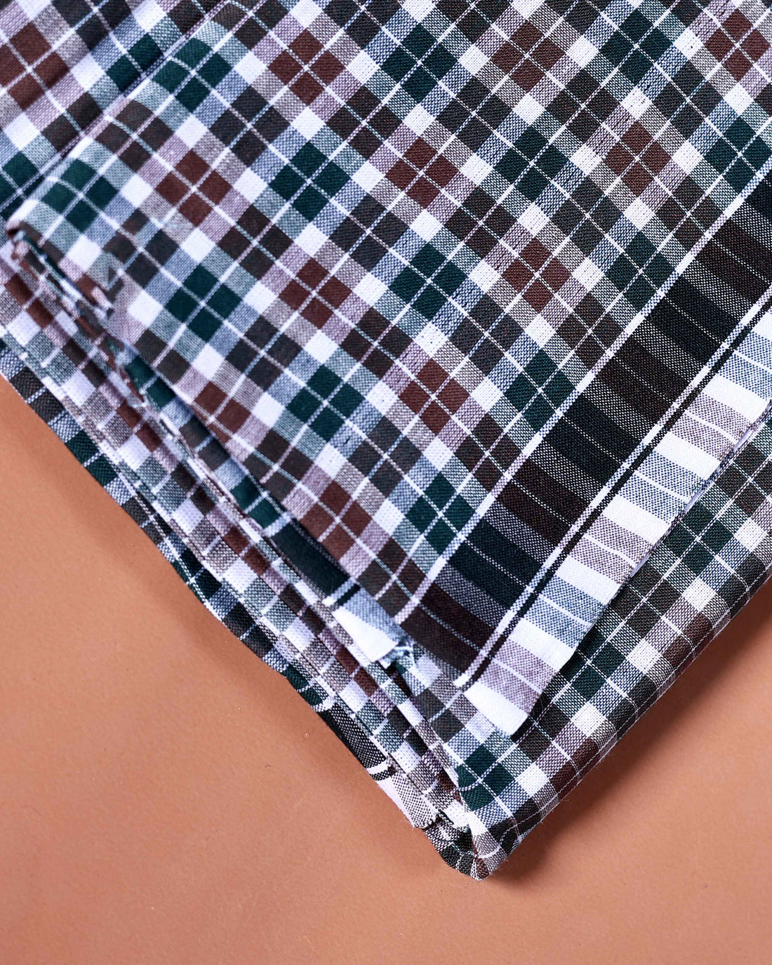 Sangu Brand Men's Premium Cotton Checked Lungi Stitched - Multi-one