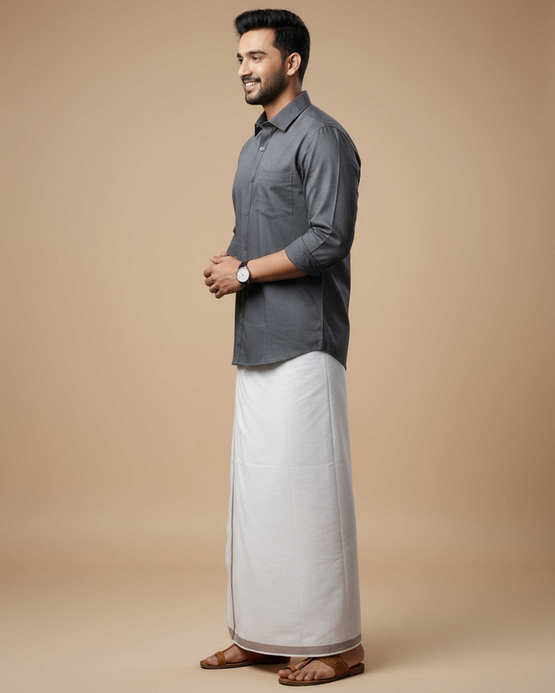 Shirt Dhoti Set
