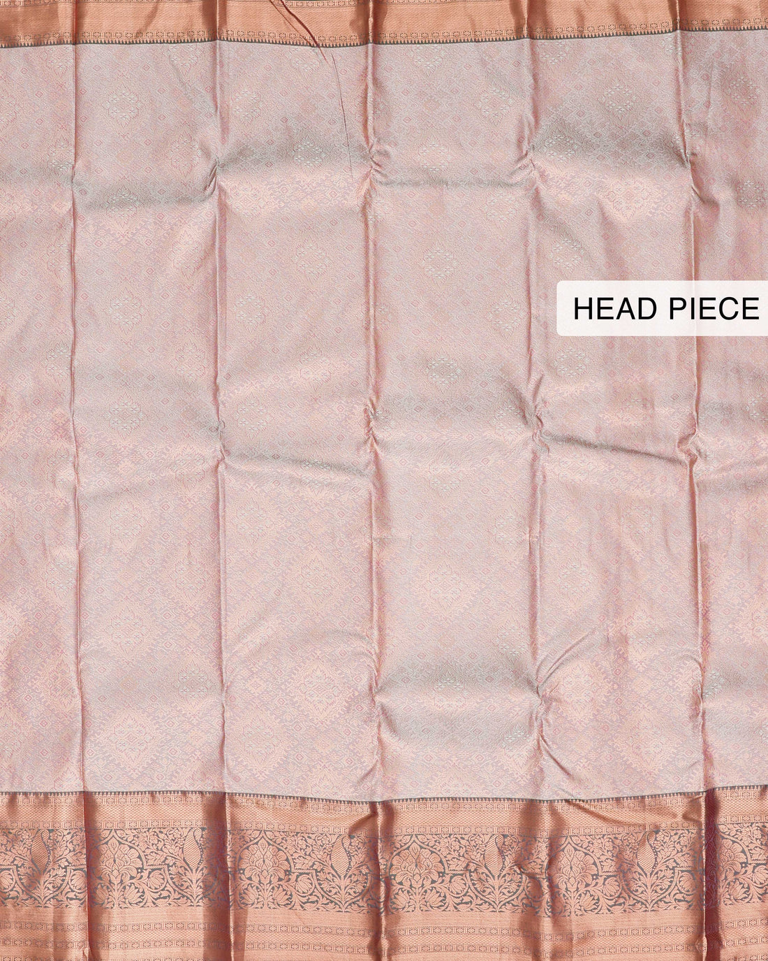 Niranjana Silk Saree with Intricate Zari Weave and Floral Border - Grey