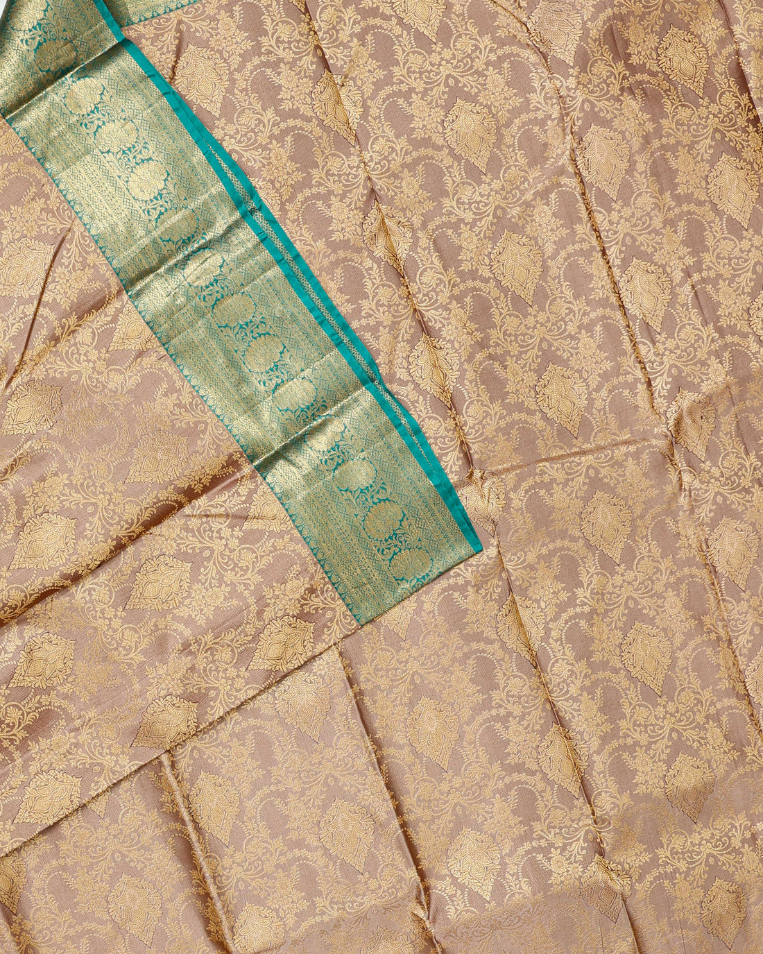 Elegant Niranjana Silk Saree Rich Brocade Work and Ornate Borders- Grey