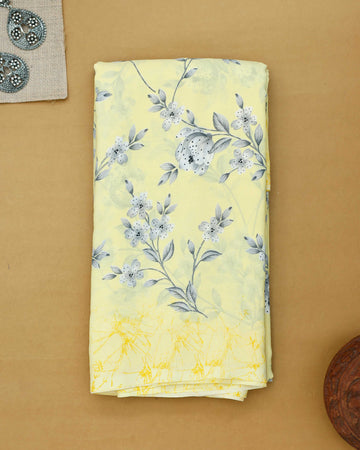 Lemon Yellow Colour Poonam Saree