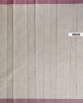 Traditional Kovai Cotton Saree with Woven Checked Pattern and Contrast Border - Green