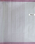 Traditional Kovai Cotton Saree with Woven Checked Pattern and Contrast Border - Light Green