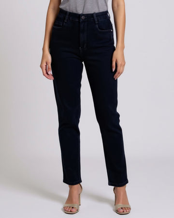 Women's Classic Fit Straight Leg Jeans - Black