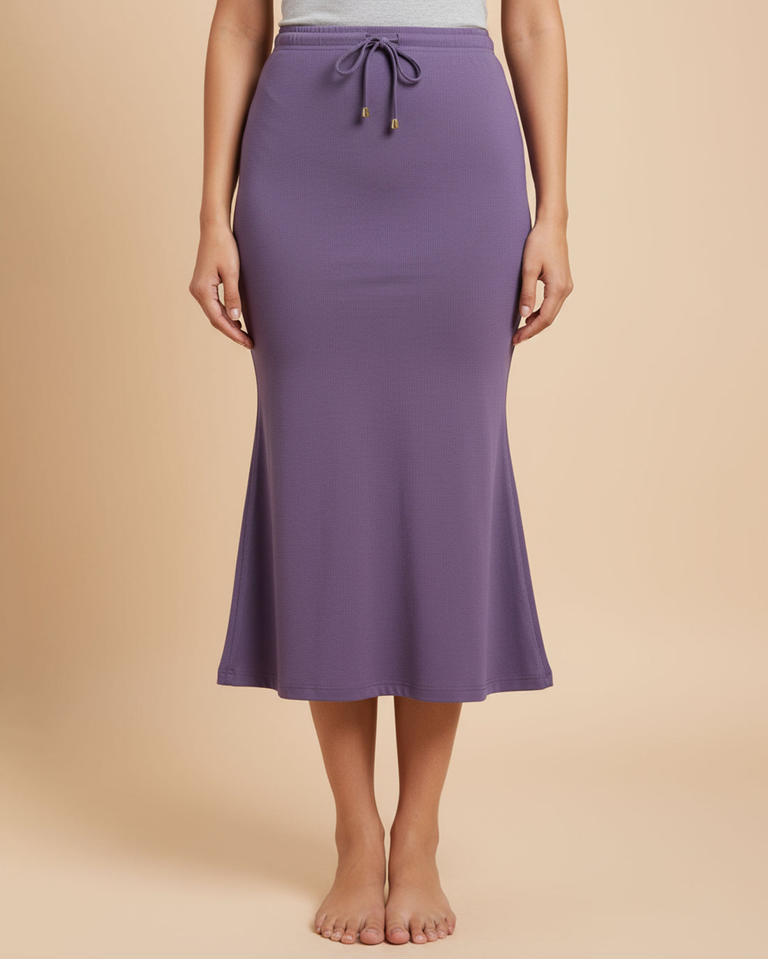 Women's Seamless Body Shaper Innerwear with High-Waist Tummy Control and Slim Fit Design - Purple