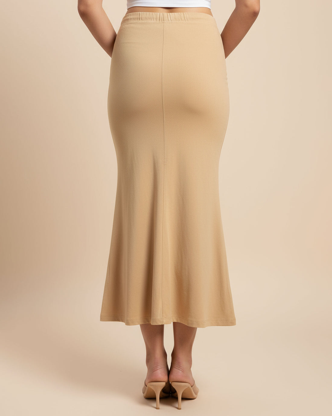 Women's Seamless Body Shaper Innerwear with High-Waist Tummy Control and Slim Fit Design - Sandal