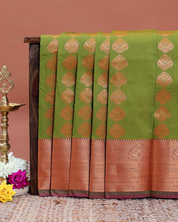 buy-1-get-2-offer-silk-saree-green-Seven