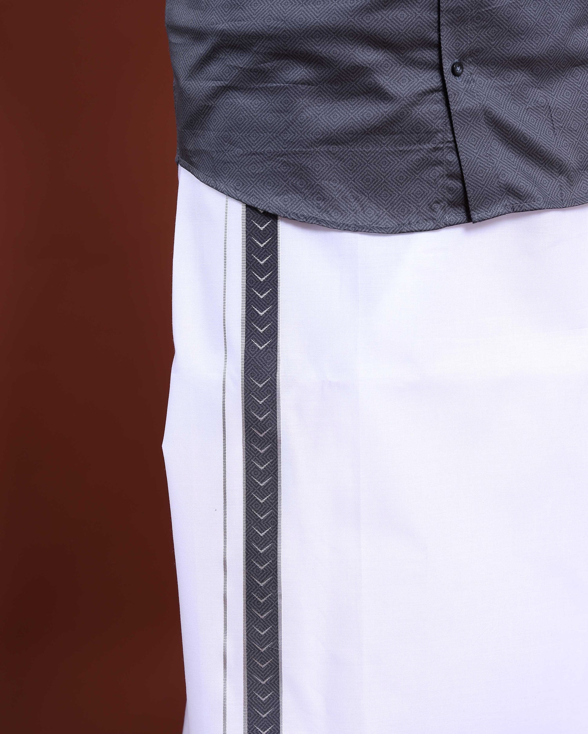 elegant-mens-ethnic-full-sleeve-shirt-dhoti-set-with-traditional-border-grey-Seven