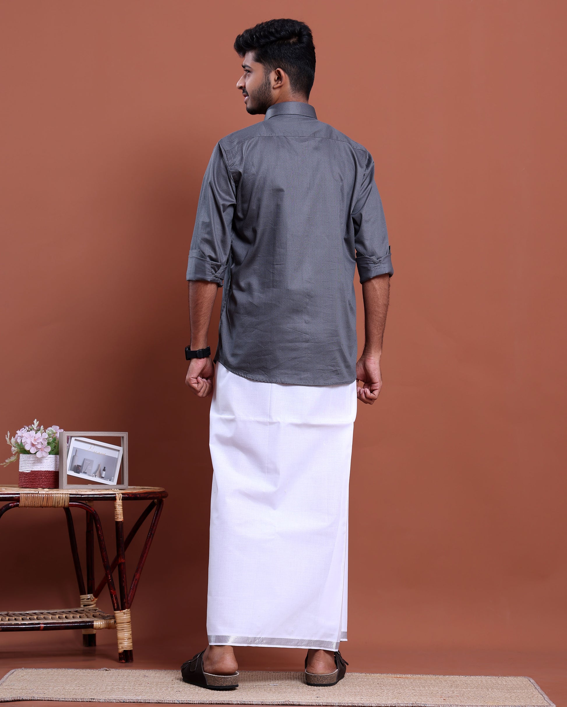 elegant-mens-ethnic-full-sleeve-shirt-dhoti-set-with-traditional-border-grey-Twelve
