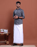 elegant-mens-ethnic-full-sleeve-shirt-dhoti-set-with-traditional-border-grey-eight