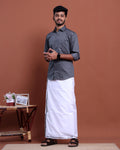 elegant-mens-ethnic-full-sleeve-shirt-dhoti-set-with-traditional-border-grey-nine