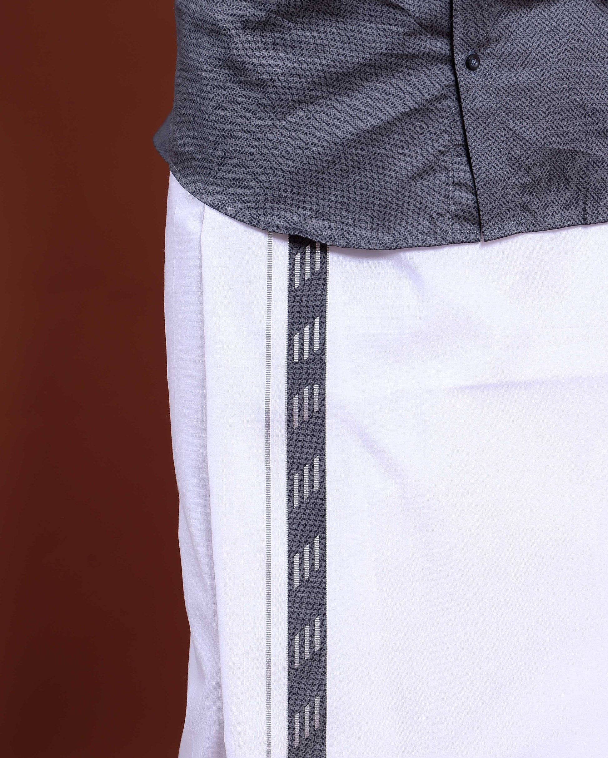 elegant-mens-ethnic-full-sleeve-shirt-dhoti-set-with-traditional-border-grey-ten