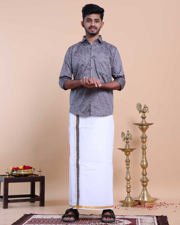 elegant-mens-ethnic-full-sleeve-shirt-dhoti-set-with-zari-border-grey-one